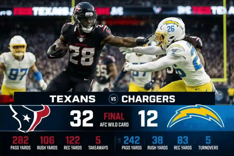 Texans vs Chargers