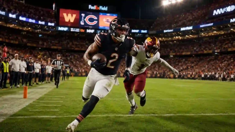Chicago Bears vs Washington Commanders Match Player Stats