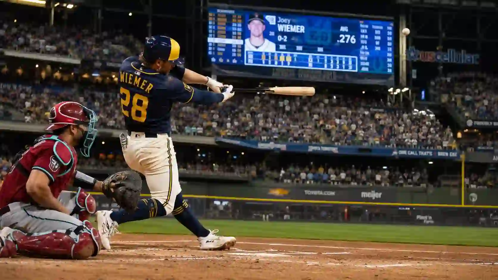 Milwaukee Brewers vs Arizona Diamondbacks Match Player Stats