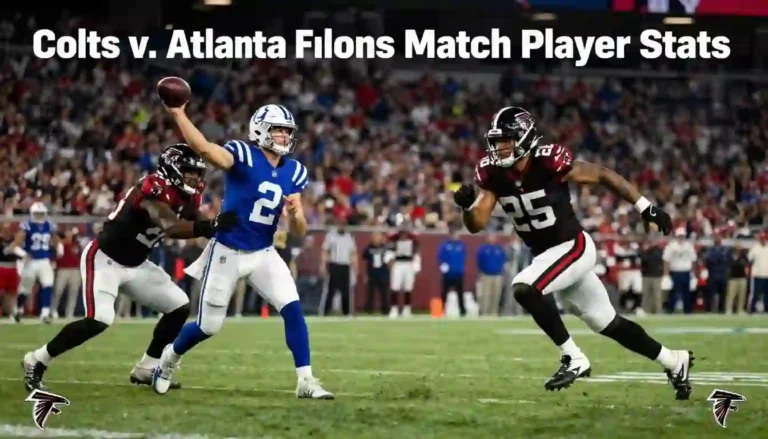 Colts vs Atlanta Falcons Match Player Stats