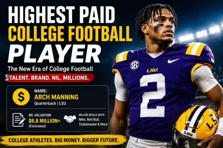 Highest paid college football player and NIL earnings